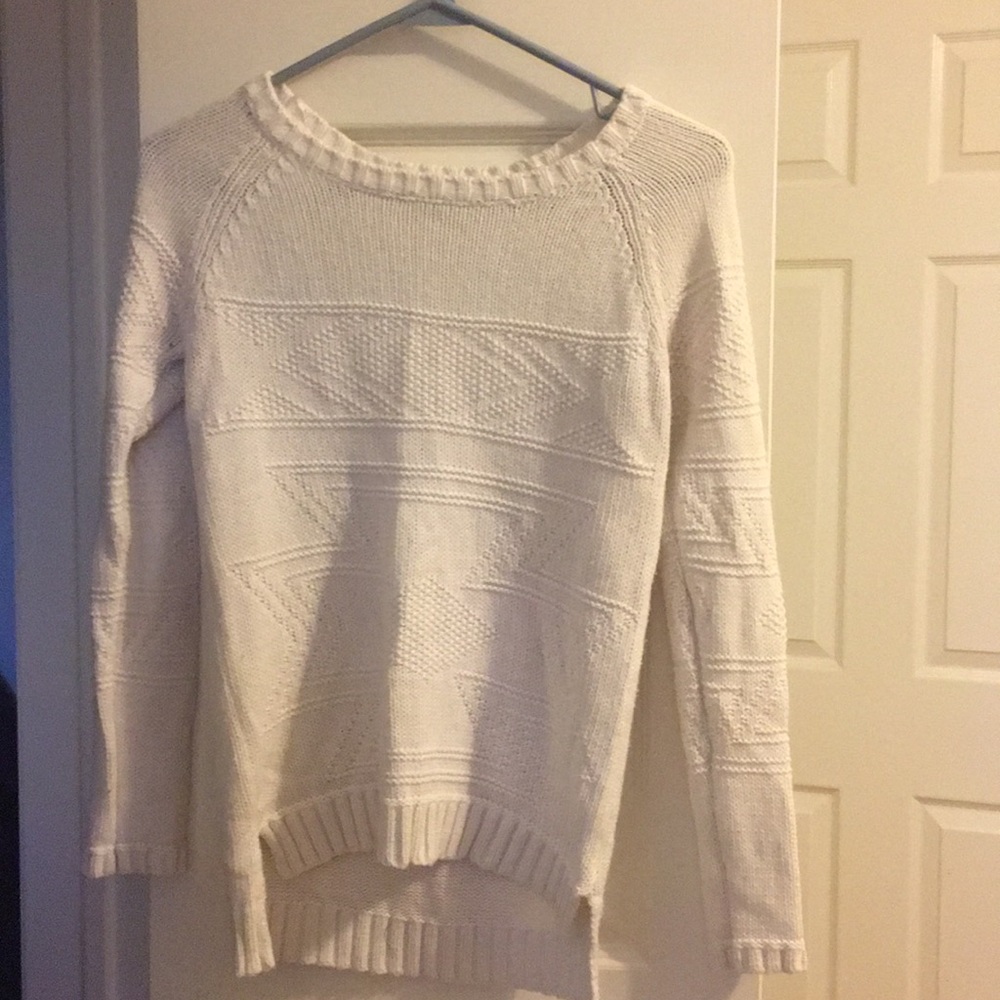 Pink Rose Cream Sweater